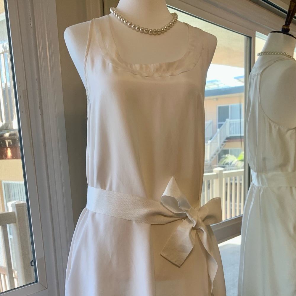 Brochu Walker 100% Silk Ruffle dress
